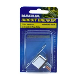 Narva 54620BL 20 Amp Automatic Resetting Circuit Breaker