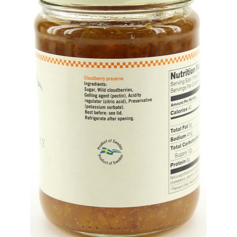 Hafi Wild Swedish Cloudberry Preserves 14.1-ounce Jars (Pack of 2)