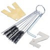 AUMEL Metering Lever Adjustment Tool with Carburetor Cleaning Brush Kit