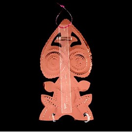 Simply Products 40cm Star Foil Garland - Christmas Hanging Decoration Wall Ceiling Xmas Deco (Rose Gold)