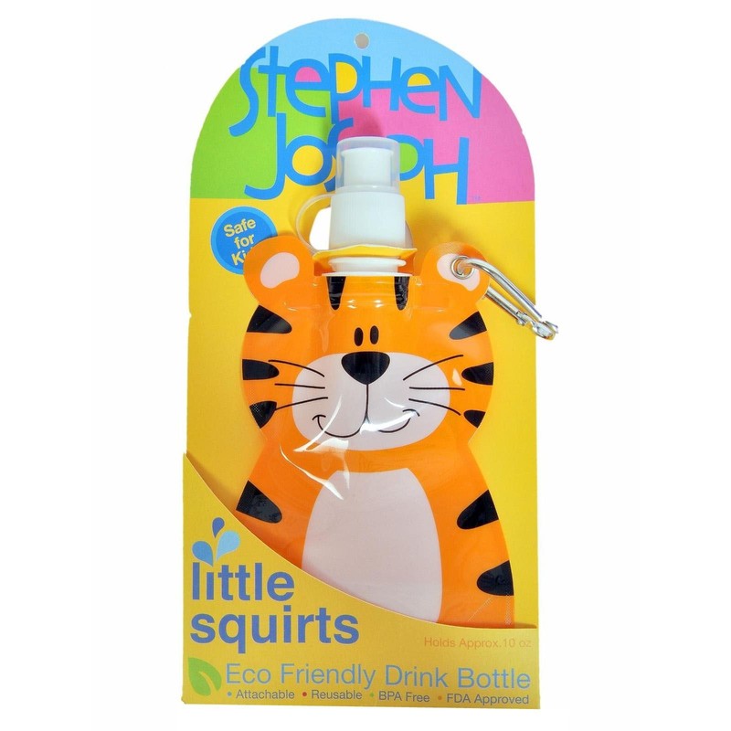 Little Squirts Drink Bottle by Stephen Joseph (Tiger)