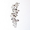 mty3944 Wall Decor, Art Panel, Iron Wall Decor, Rose Vine