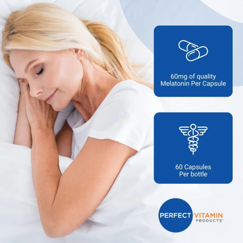 Melatonina De Alta Dosis, 60 Mg, Melatonina Max Garantiza Un