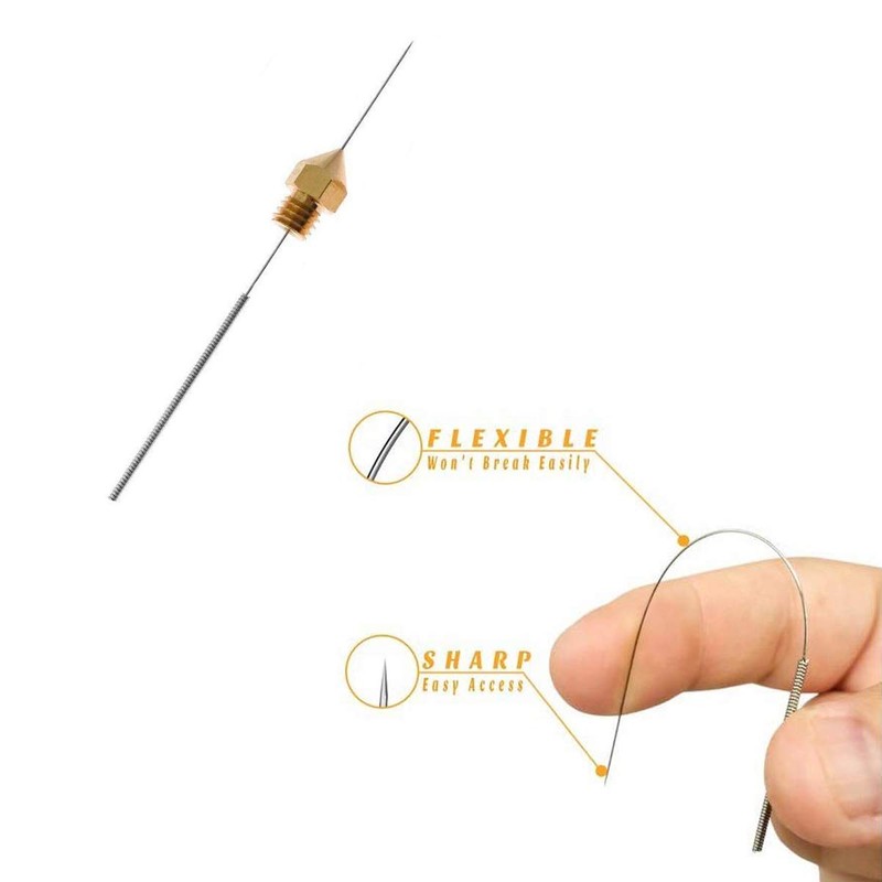 3D Printer Nozzles, MK8 Extruder, Nozzles for Makerbot Creality, CR-10,