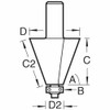 Trend Professional Bevel Cutter, 80-Degree, 1/2 Inch Shank, 26mm Cut