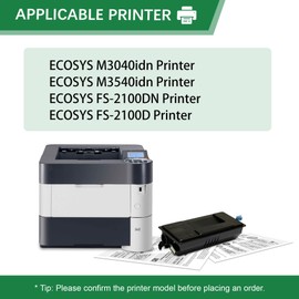 Ameene TK-3102 TK3102 Black Toner Cartridge 3-Pack Replacement for Kyocera TK3102 1T02MS0US0 Toner for ECOSYS M3040idn M3540idn FS-2100DN FS-2100D Printer, (13,000 Page-Yield)