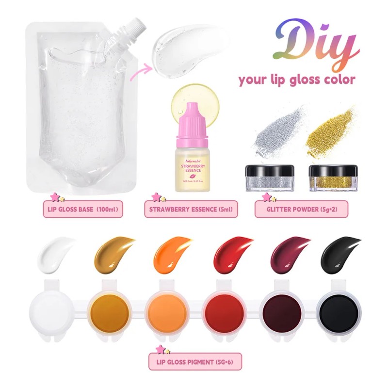 Hb Kit De Brillo Labial Infantil For Hacer Tú Mismo