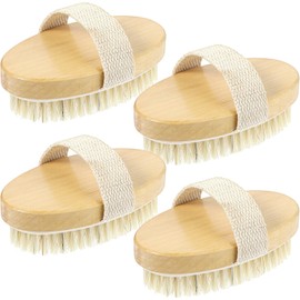 Cepillo corporal de cerdas naturales Lemecima AM553176_1 en set de 4 para piel seca y exfoliación