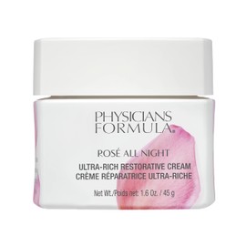Physicians Formula Rosé All Night Ultra-Rich Restorative Face Cream, Anti Aging, Wrinkle-Relaxing, Restorative | Dermatologist Tested, Clinicially Tested