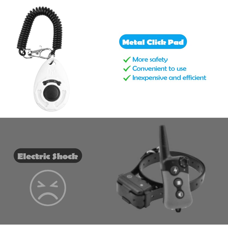 Dog Training Clicker with Wrist Strap - OYEFLY Durable Lightweight