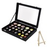 IONPSHG Large Enamel Pin Display Case, 14x9.5 Inch Dustproof Organizer