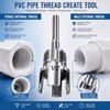 PVC Pipe Threader,Internal and External Threading 1/2" 3/4" 1"NPT