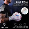 Soccer Goalie Gloves - Fingers Protection, Sizes 5 to 11,