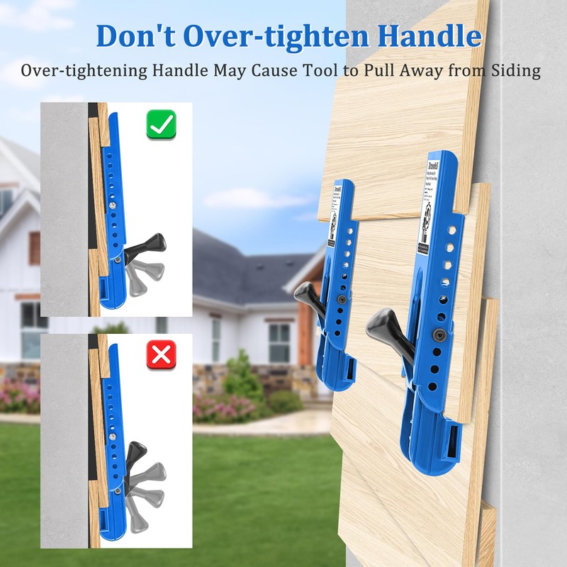 Drusolell Siding Tools, Siding Installation Tools, Siding Mounting Kit, Compatible