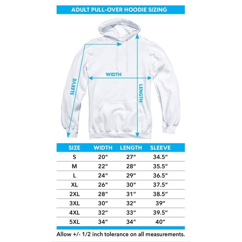 Popfunk Care Bears Grumpy Belly Unisex Adult Pull-Over Hoodie (Medium)