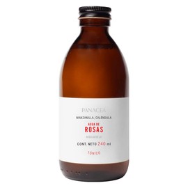 Tónico facial de AGUA DE ROSAS, regulador de PH, calmante, hidratante y antiinflamatorio. 100% ingredientes naturales, sin químicos. Contiene agua de rosas, caléndula y manzanilla. 240ml. Contiene micelas de aceite de rosa mosqueta, es INDISPENSABLE agit