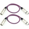 Adam Hall Cables K3MMF0050PUR Microphone Cable XLR Female to XLR