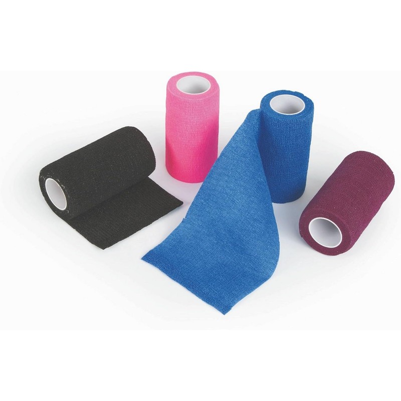 SHIRES COHESIVE BANDAGES Breathable Durable Lightweight Compression (BOX OF 12)