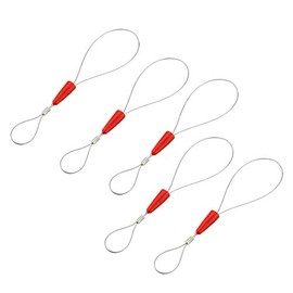 sourcing map Universal Wire Traction Fish Band Fastener Tool Steel Cable Plug Tool Pack of 5
