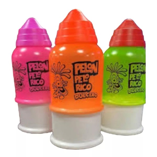 KFMX 3 Pelón Gigante Dulcero Plástico Rellenable Fiesta Envase
