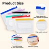 Pill Pouches Bags for Travel 14 Pieces, A8 Reusable Zippered