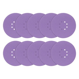Trend Aluminium Oxide 225mm Random Orbit 180 Grit Abrasive Sanding Disc, AB/225/180A, Pack of 10