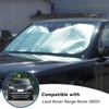 Heutamo Car Windshield Sun Shade Compatible with Land Rover Range