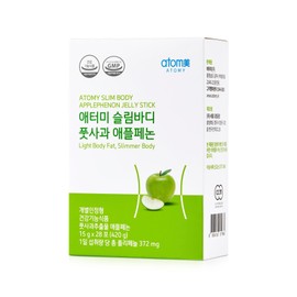 Atomy Slim Body Green Apple Apple Phenone Delicious Diet 15g x 28 Packets (2 Weeks) / 애터미 슬림바디 풋사과 애플페논 맛있는 다이어트 15g x 28포 (2주분)
