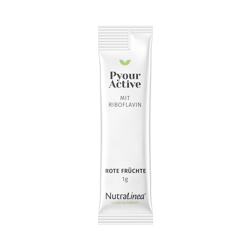 NutraLinea Pyour Active, Pulversticks mit aktiven Darmbakterien und Vitaminen, 30