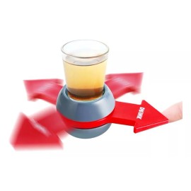 NO.8 Ruleta Shoot Juego Mesa Taza Medidora Spin Shot Para Bebidas