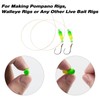 Dr.Fish 30 Pack Fishing Rig Floats Pompano Rig Floats Walleye