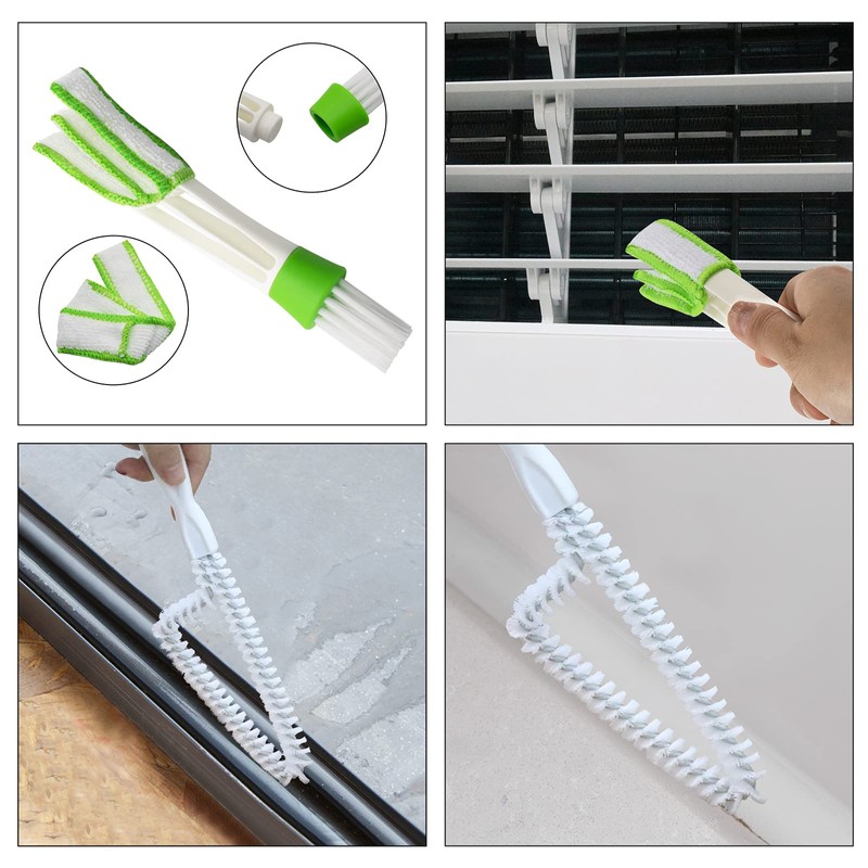8 Pcs Hand-held Groove Gap Cleaning Tools - Door Window