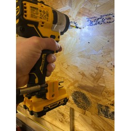 StealthMounts Stubby DeWalt Magnetic Bit Holder - 3 Pack | Drill Bit Organizer | Compact DeWalt Bit Holder for Drill | DeWalt Impact Driver Bit Holder | DeWalt Bit Holder for Impact Driver