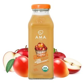 Jugo Orgánico Ama Time Manzana Mango 300 ml - 100% Fruta - Sin Azúcar Añadida ni edulcorantes - Listo para acompañarte en tu momento favorito del día.