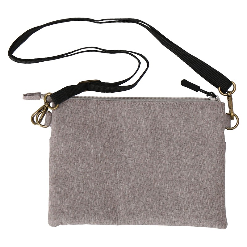 Miffy 30601502 Shoulder Pouch, Horizontal Type, Shoulder Pouch, Women's, Gray
