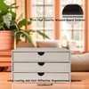 UnionBasic Document Organizer, 3-Drawer File Cabinet Document Storage Box, Office