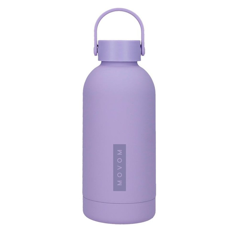 Movom Always On The Move Stainless Steel Bottle, Pink, 6.5