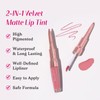 bayfree 2-IN-1 Lip Liner and Lip Stain, High Pigmented Long