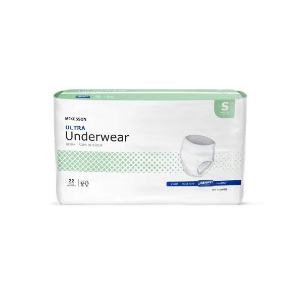 McKesson Heavy Absorbency Adult Absorbent Underwear Small 22 pairs/1 Sleve