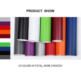 Waterproof Car Stickers 3D Car Carbon Fiber Vinyl Film Sheet Wrap Roll Auto Car DIY Decor Sticker Paper Car Styling VCXN