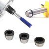 Saipe 6pcs High Precision Trimmer Collet Adapter 6mm 1/4" 8mm