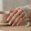 Vansiho 30 uñas postizas de punta francesa, almendradas y ovaladas