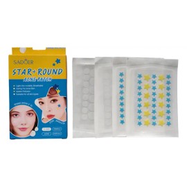Elaimei - Star + Round 150 Parches Acné Hidrocoloide Y Árbol De Te