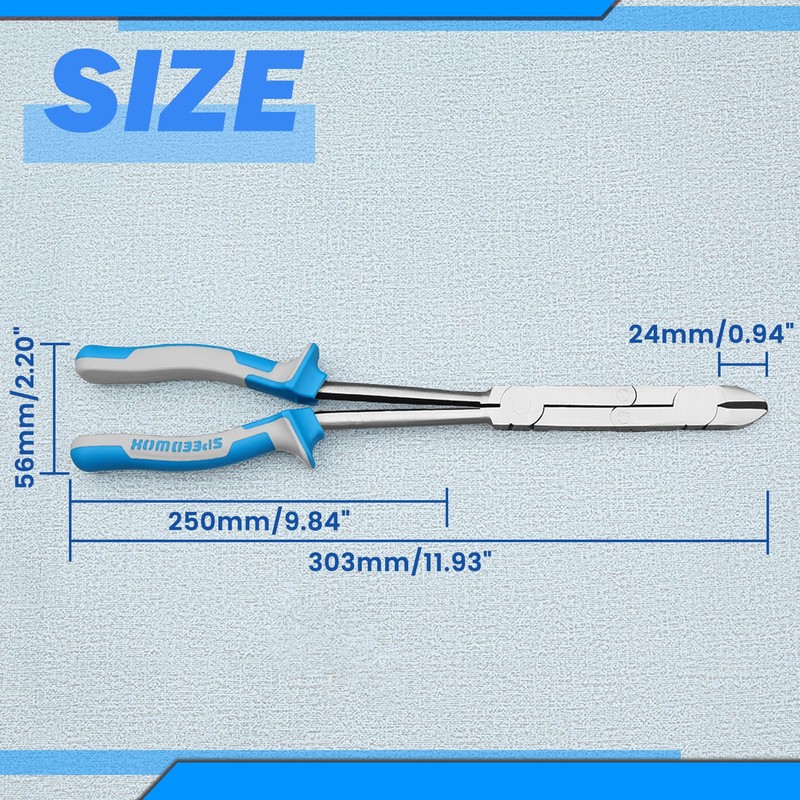 SPEEDWOX 13-Inch Long Reach Double Joint Side Cutter Double-Joint Side