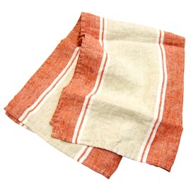 Nankai Tsusho Linne Kitchen Towel Border RE/BE 0118-049