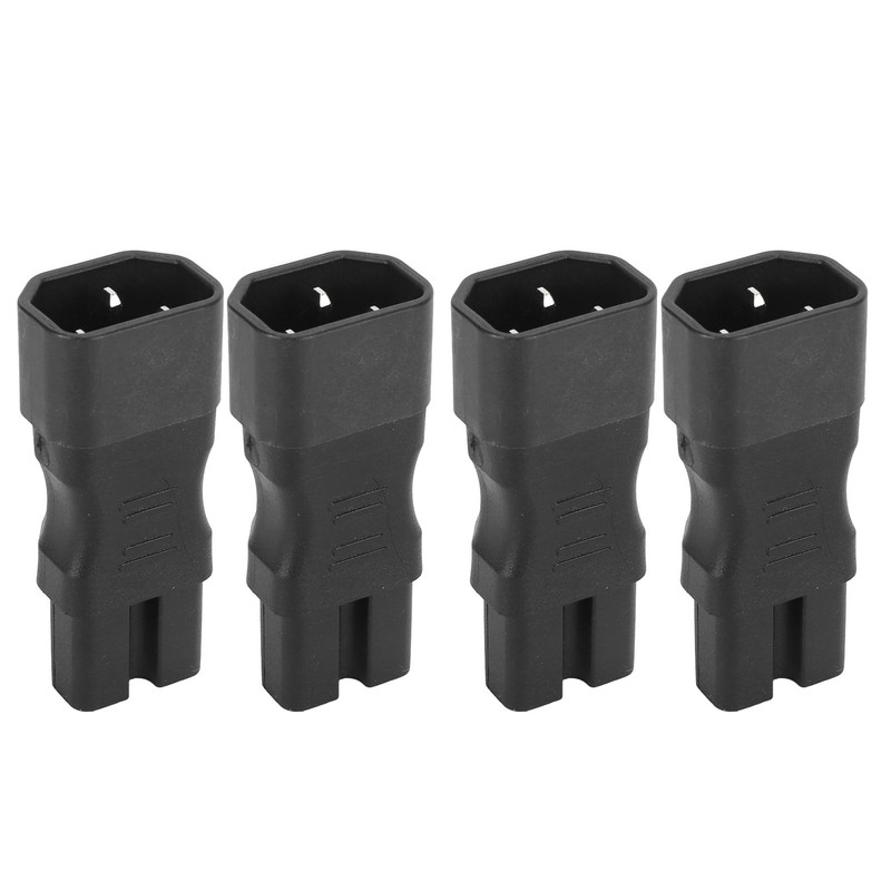 4Pcs IEC320 C14 to IEC320 C15 Power Adapter IEC320 C14