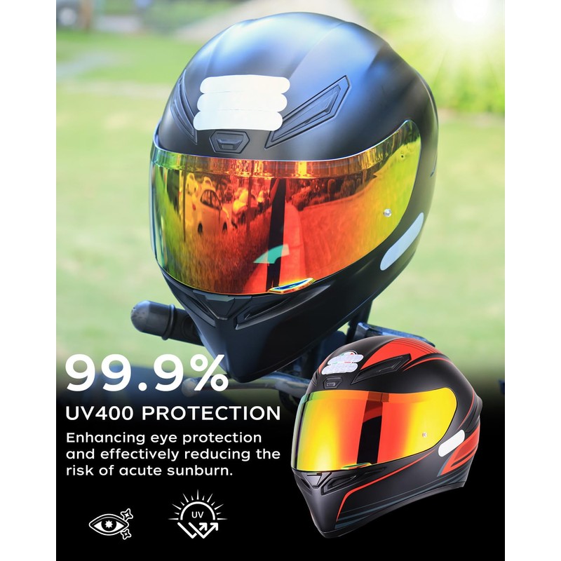 Soman K1S Visor, Tinted K5S K3SV Shield Replacement Compatible with