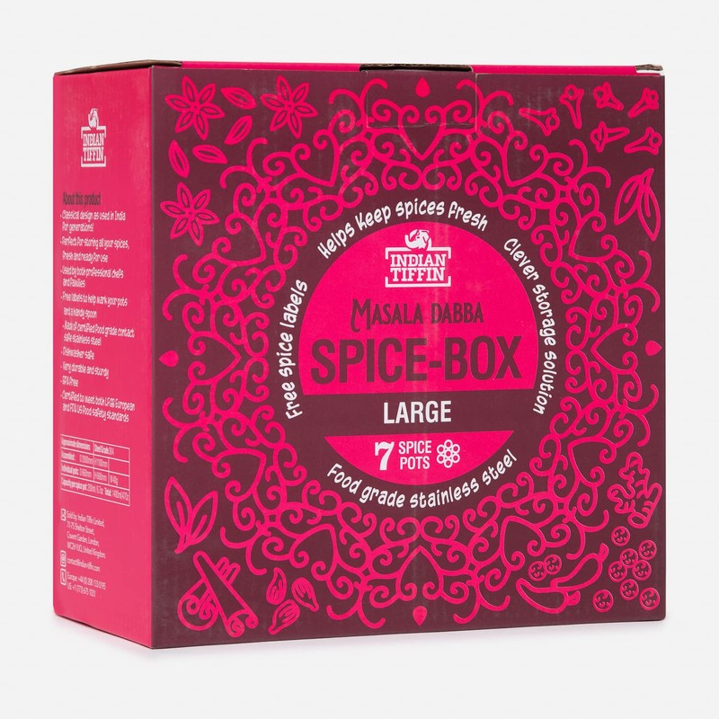 Indian-Tiffin Masala Dabba – Airtight Spice Container – Food Grade