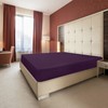Utopia Bedding Fitted Sheet King, Purple - Deep Pocket 14