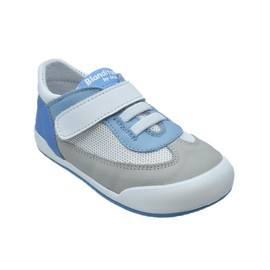 GEORGIE BOY Tenis para Bebé BLANDITOS de Piel. Primeros Pasos. Calzado Respetuoso (Azul, Sistema Tallas Calzado JP, Niño (0-5 años), Medición, 16.0 cm)